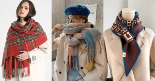 Зимние шарфы с Алиэкспресс 2023: какие в тренде и как носить